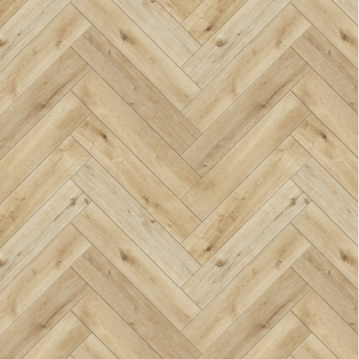 SPC плитка (кварцевый ламинат) CronaFloor Herringbone ДУБ РЕНН H014 толщина 4,5 мм
